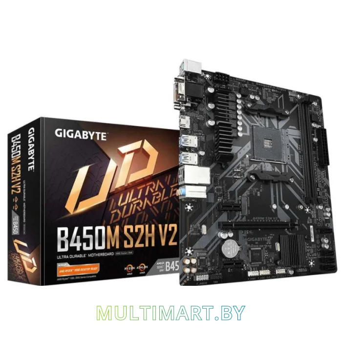 Материнская плата Gigabyte B450M S2H V2 (rev. 1.0)
